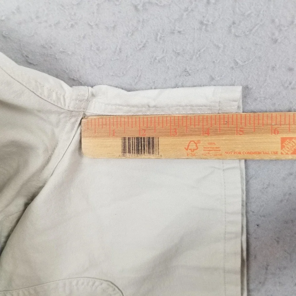 Weekender Shorts Mens 40 Beige Chino Cotton Elastic Waist 6 Inseam Casual Travel